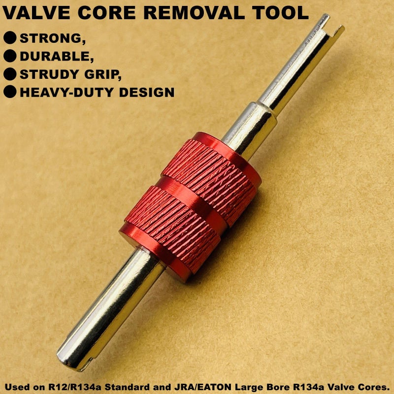 Aracey 112 Pcs Air Conditioning Schrader Valve Cores for Car Home A/C Accessories R12 R134a Refrigeration Tire Valve Stem Core with Double Head Dual Dismantling Remover Installer Tool Assortment Kit - Image 2